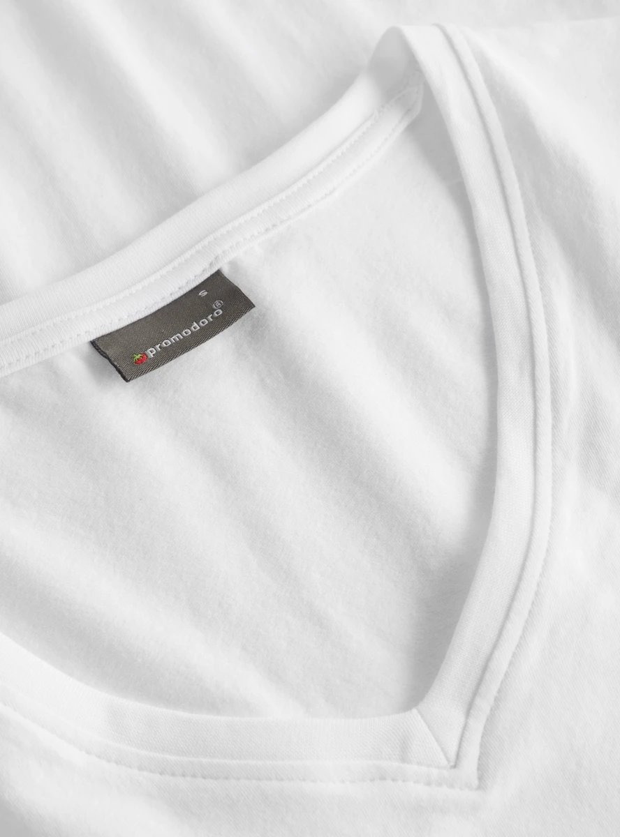 Promodoro Womens Slim Fit V-Neck-T Long