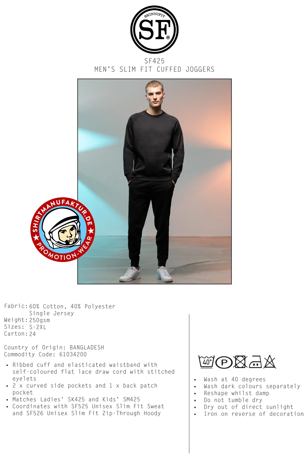 SkinniFit Slim Cuffed Jogger