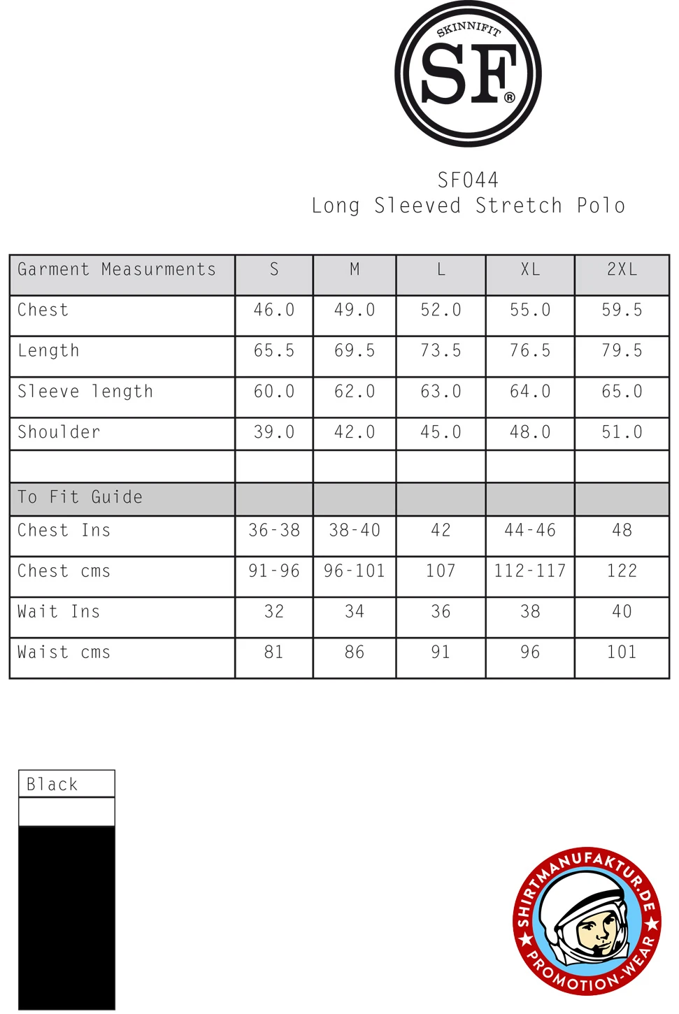 SkinniFit Long Sleeved Stretch Polo