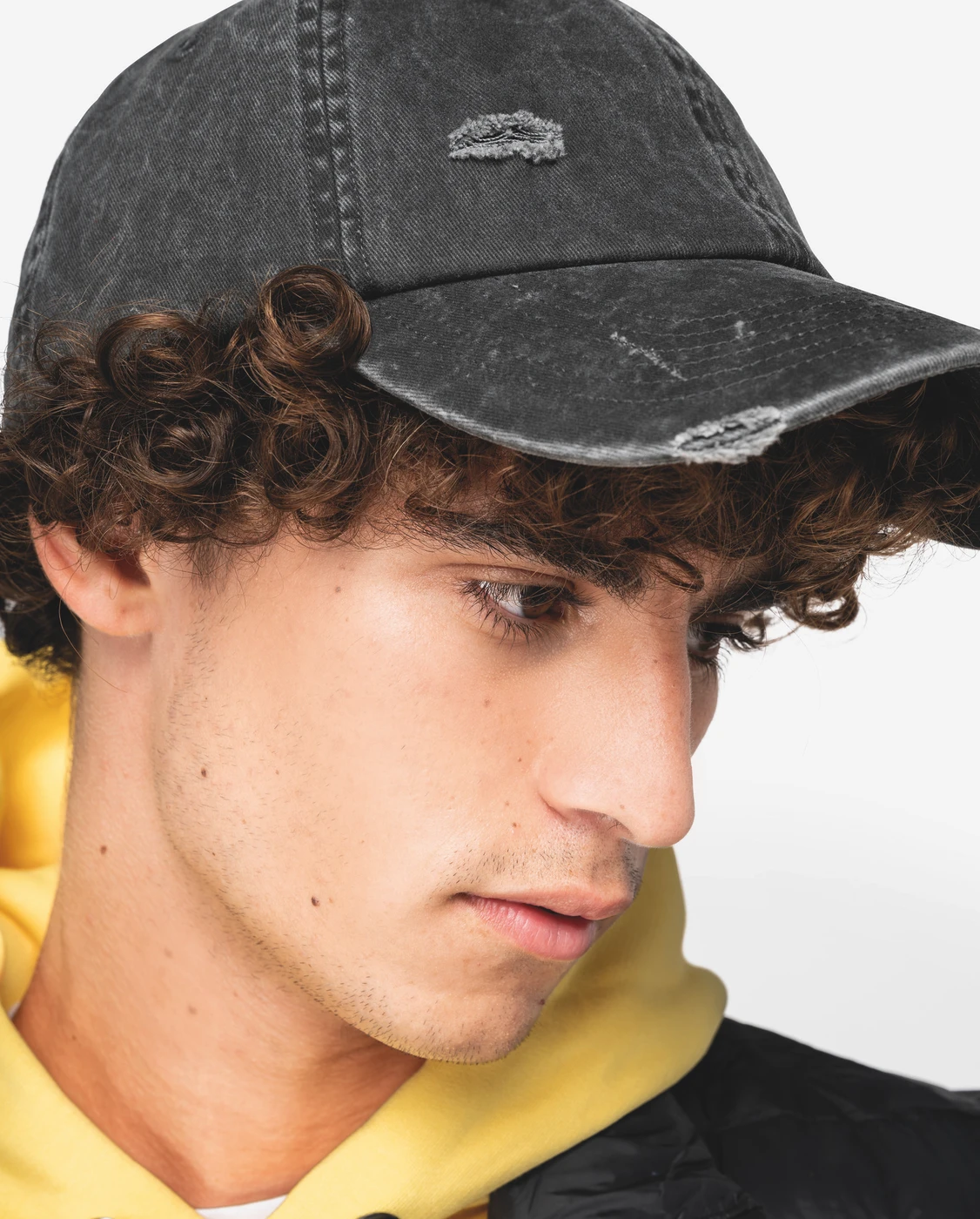 Native Spirit Organic 6-Panel Cap Torn Look