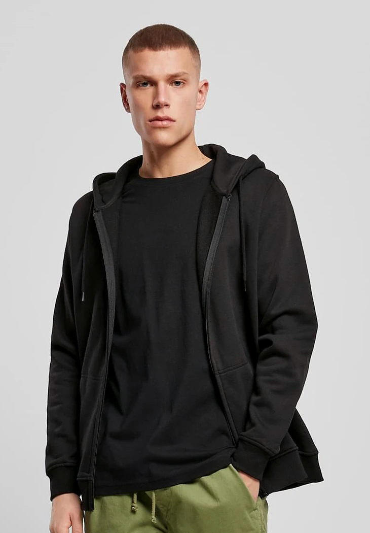 Build Your Brand Heavy Zip Hoody