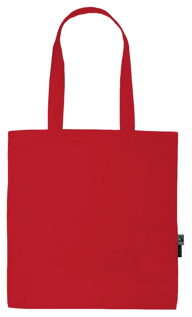 Neutral Shopping Bag With Long Handles