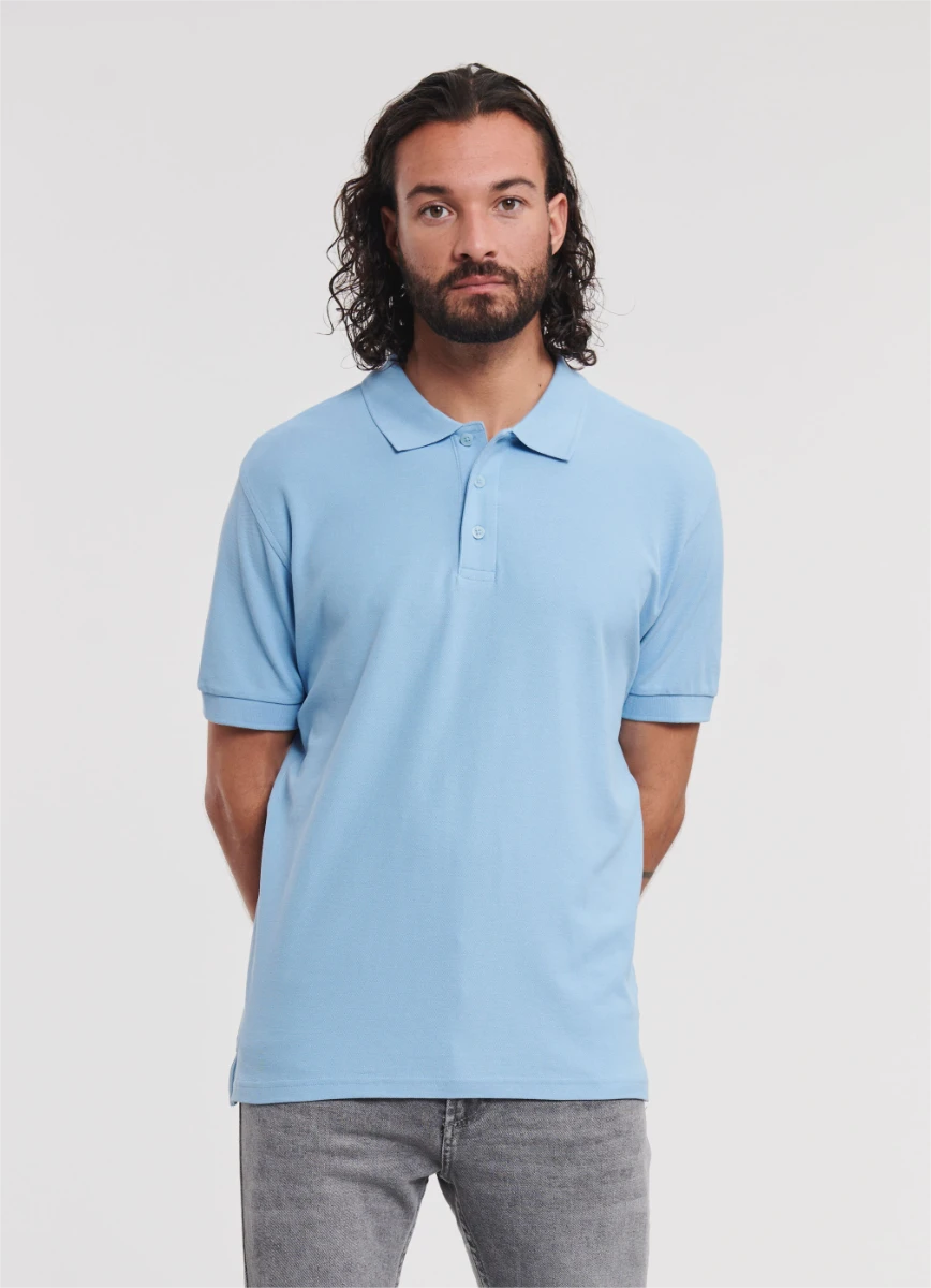 Russell Mens Ultimate Cotton Polo