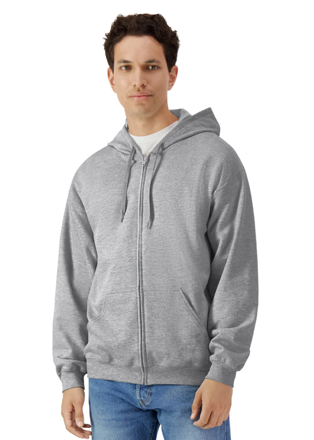 Gildan Softstyle Midweight Fleece Full Zip Hooded Sweatshirt