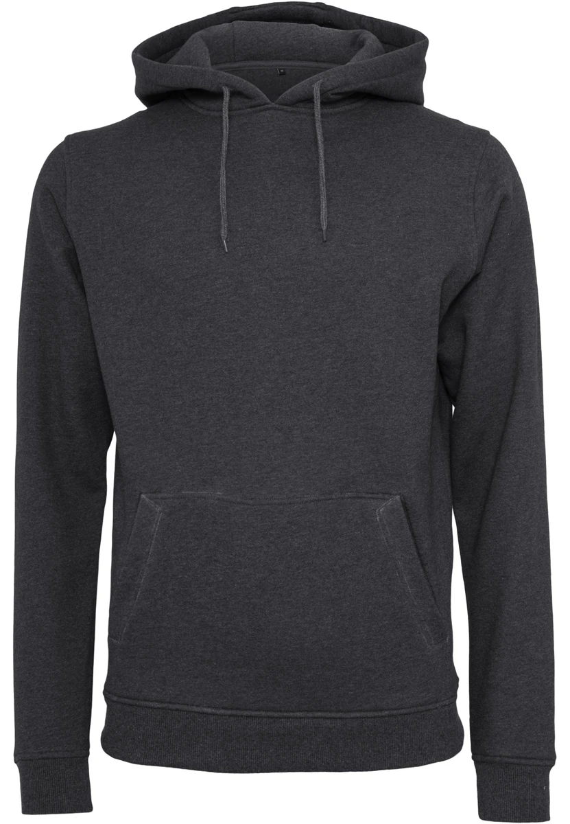 Build Your Brand Heavy Hoody, BY011 charcoal