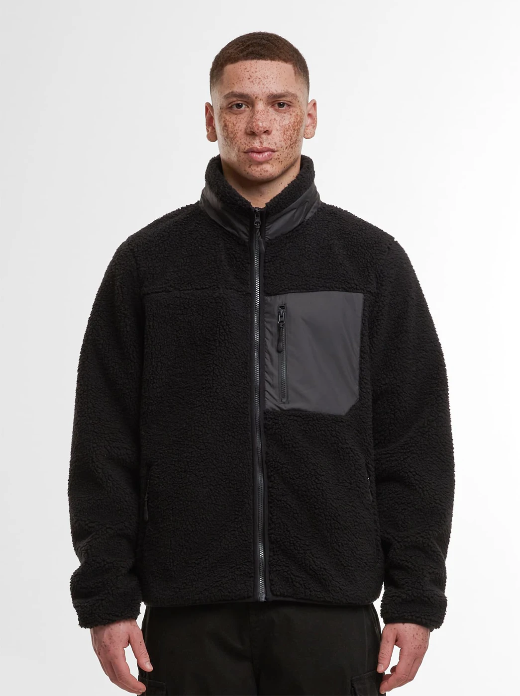 Build Your Brand Bonded Sherpa Jacket Build Your Brand Bonded Sherpa Jacket