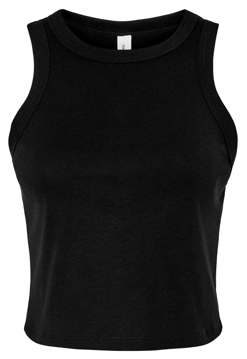 Bella Womens Micro Rib Racer Tank