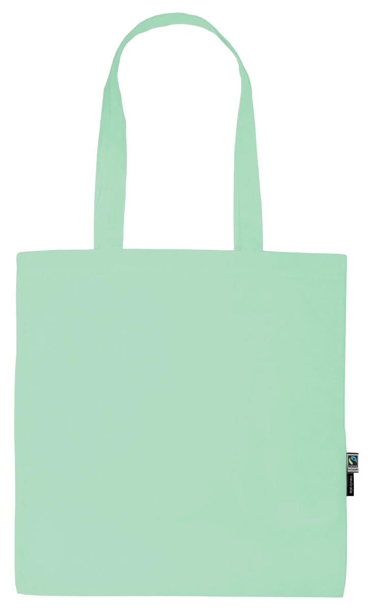 Neutral Shopping Bag With Long Handles