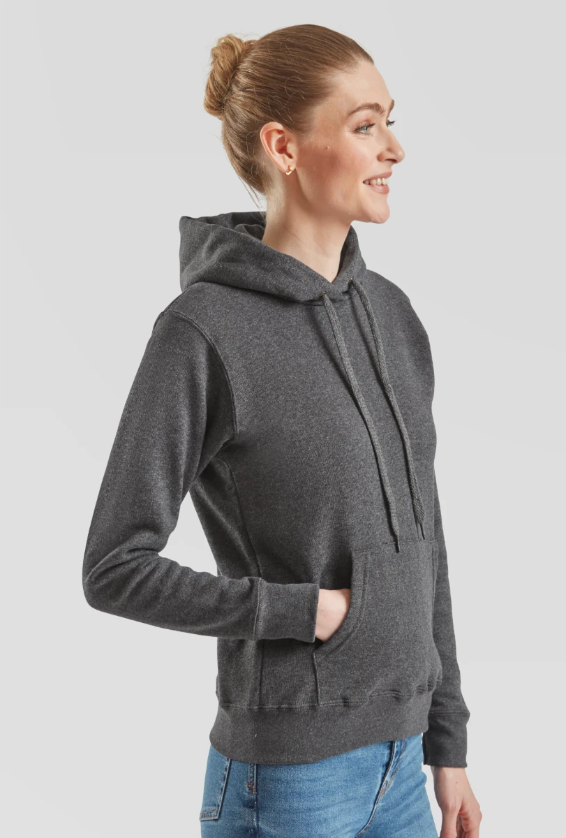 Fruit of the Loom Ladies Classic Hooded Sweat 