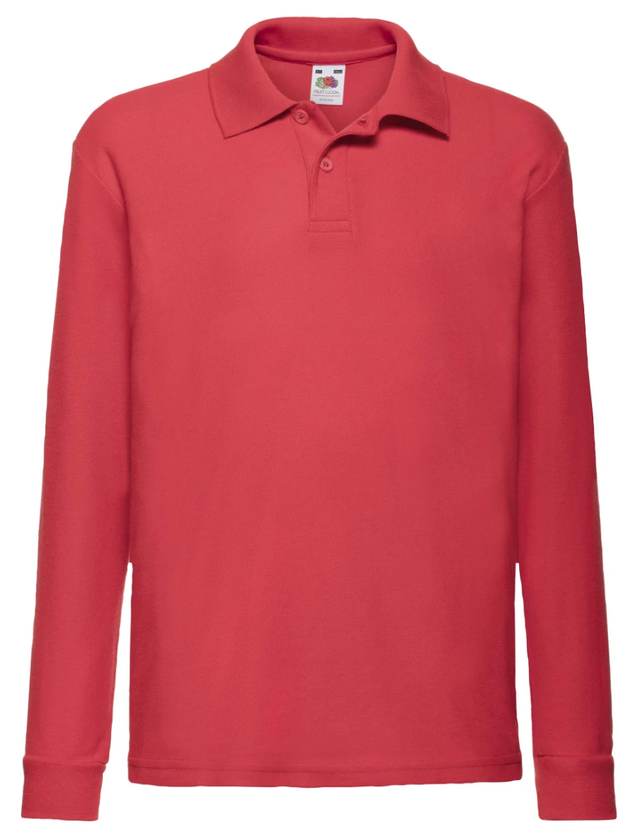Fruit of the Loom Kids Longsleeve 65/35 Polo