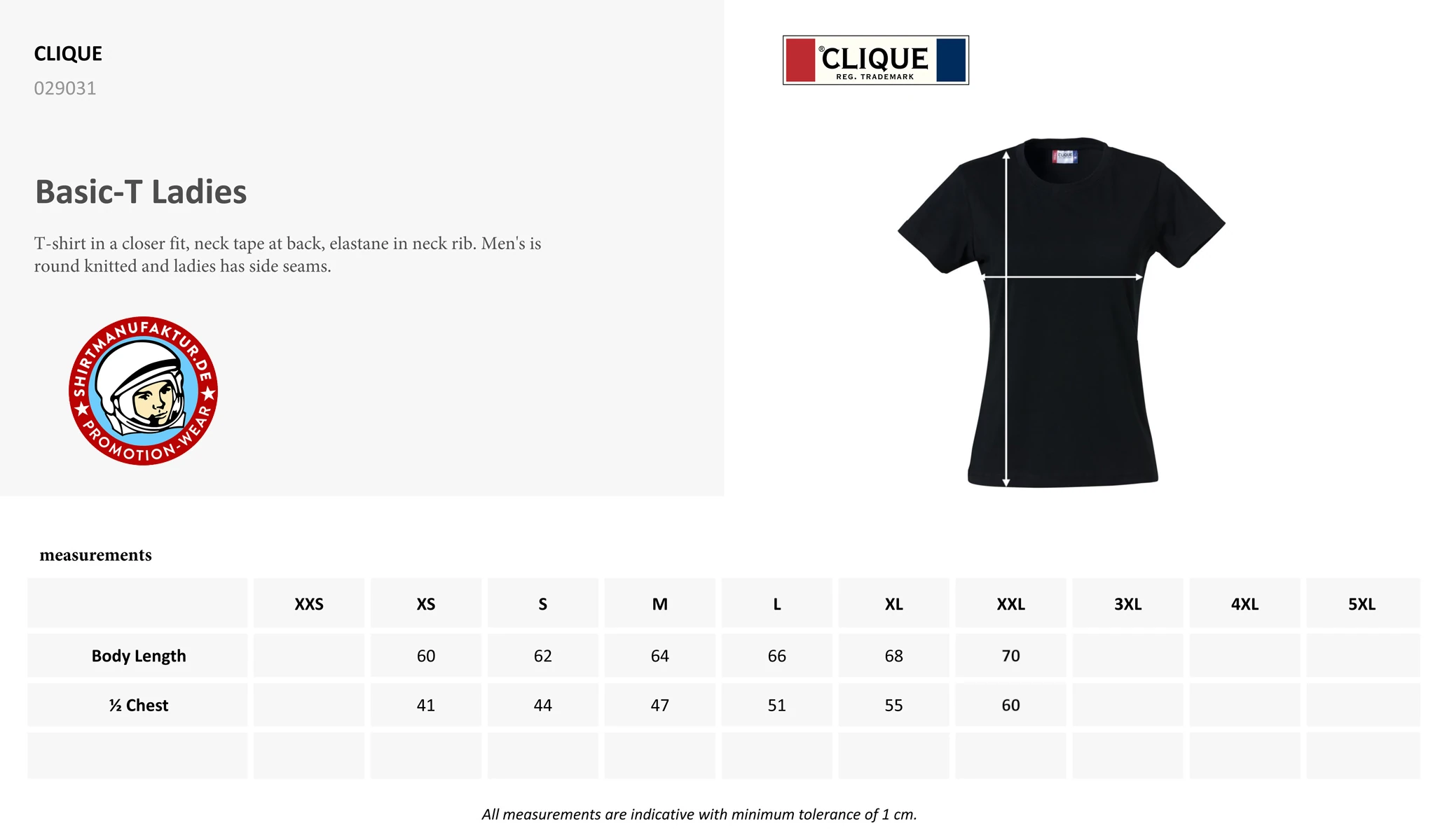 Clique Womens Basic-T