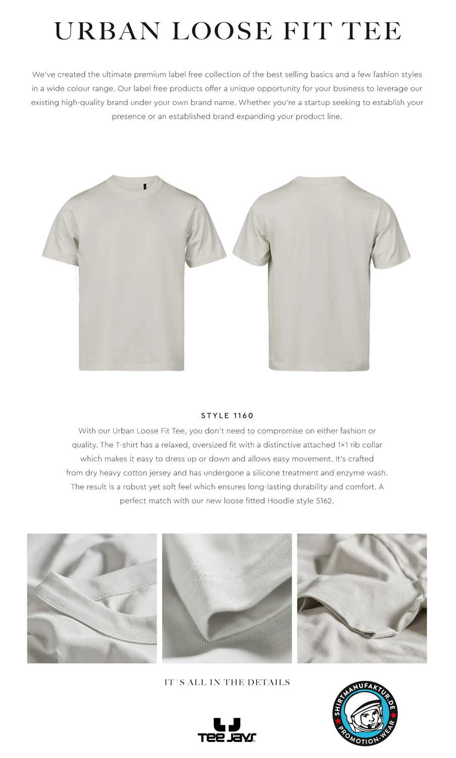Tee Jays Urban Loose Fit Tee