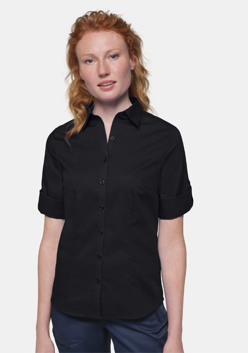 Hakro Ladies 3/4 Sleeve Vario Blouse Mikralinar