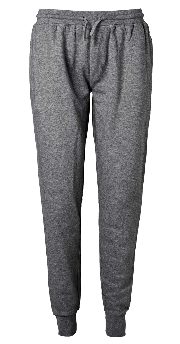 Neutral Sweatpants With Cuff And Zip Pocket