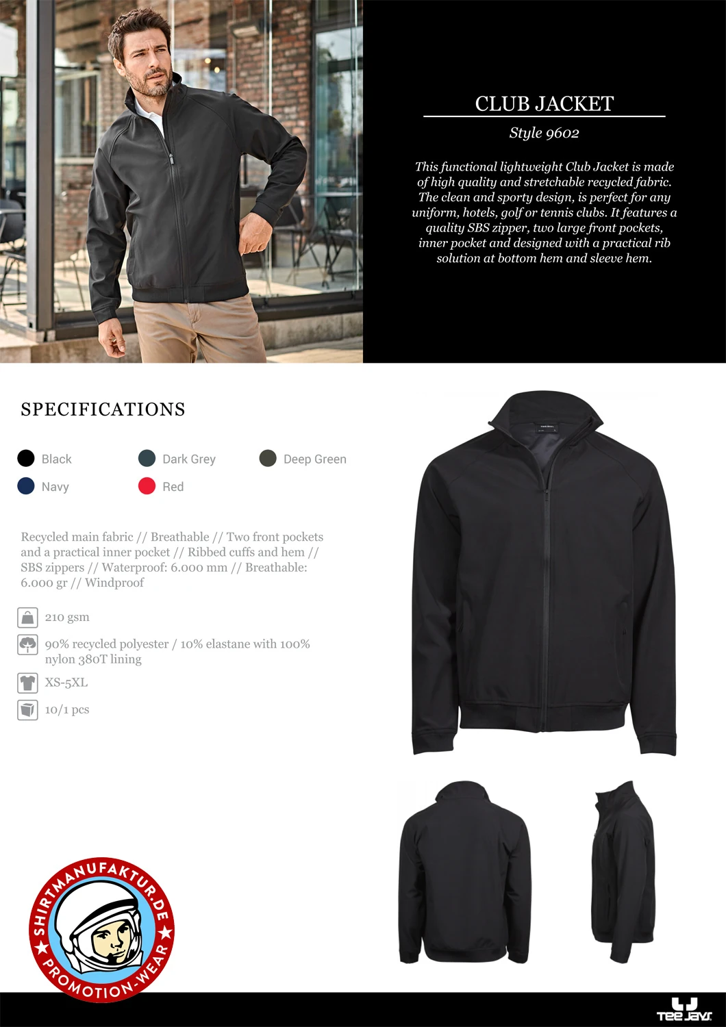 Tee Jays Club Jacket