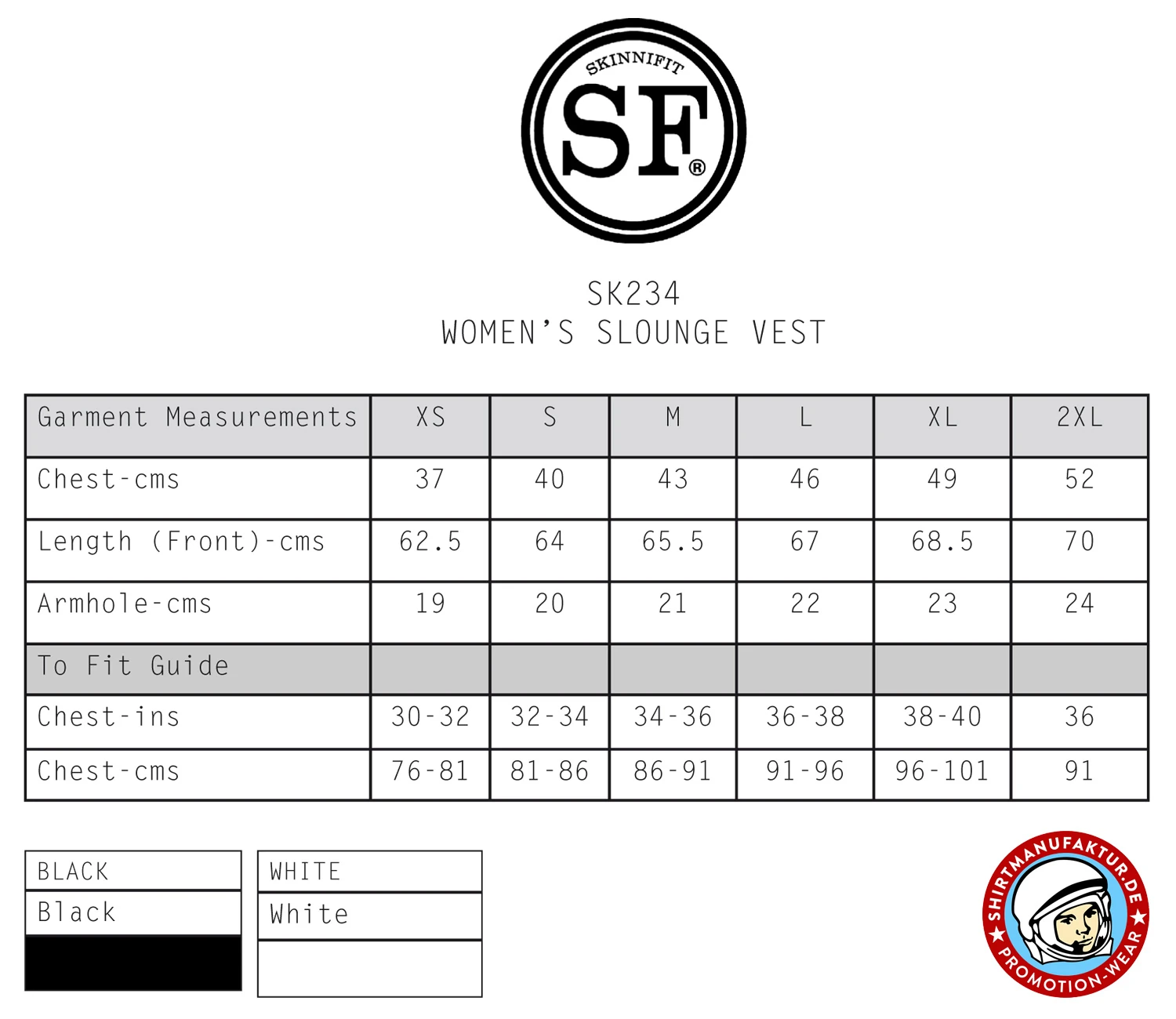 SkinniFit Womens Slounge Vest