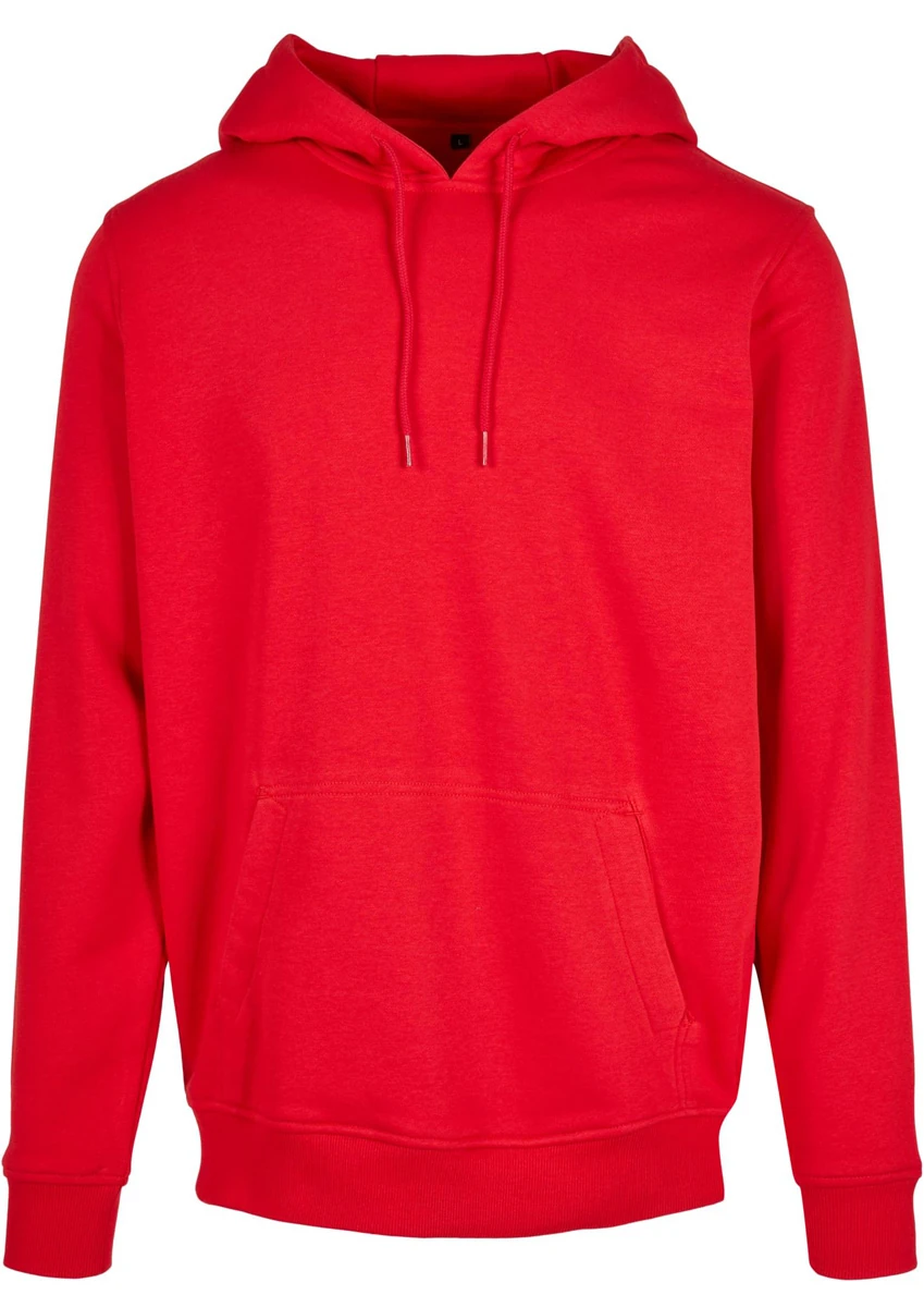 Build Your Brand Heavy Hoody, BY011 city red