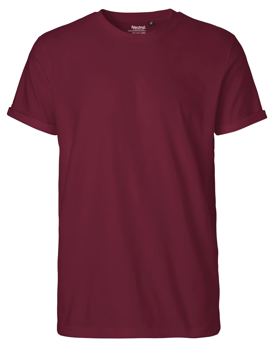 Neutral Mens Roll Up Sleeve T-Shirt