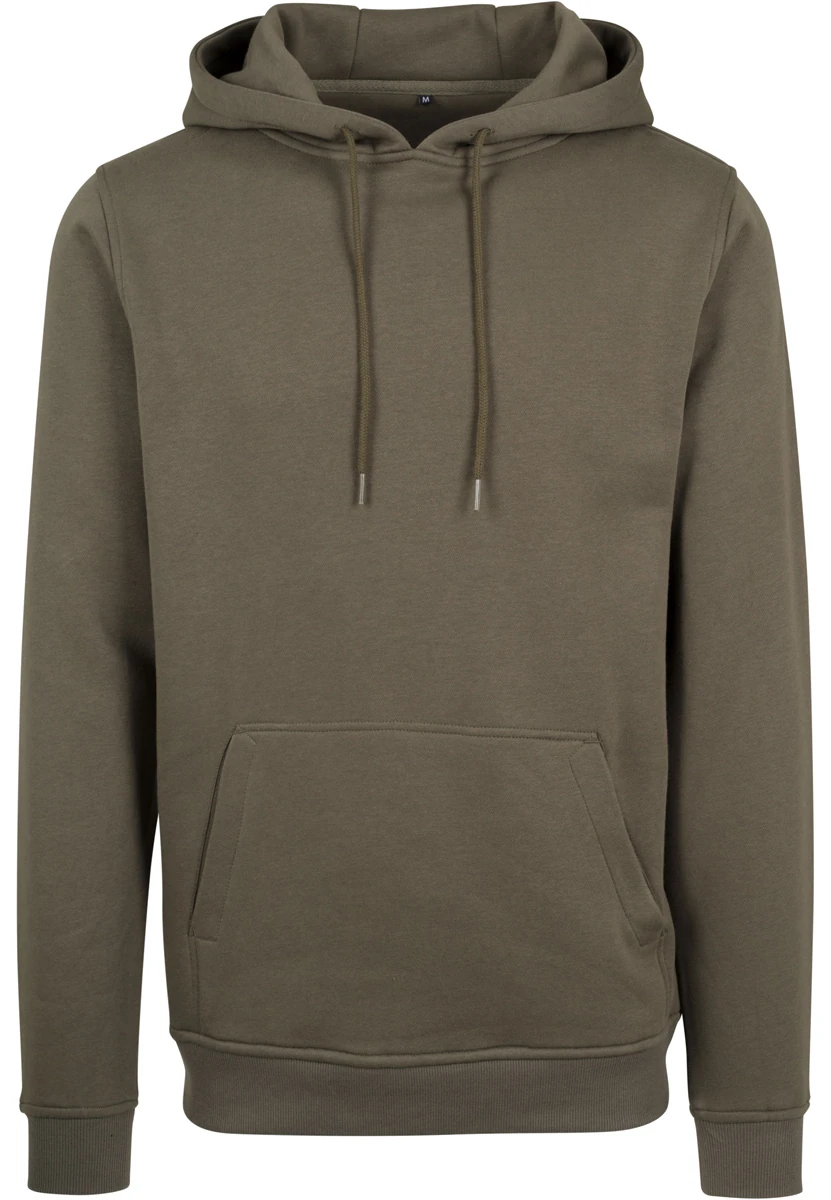 Build Your Brand Heavy Hoody, BY011 olive