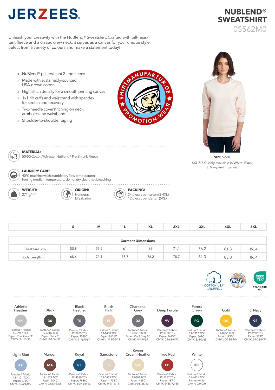 Jerzees Nublend Sweatshirt