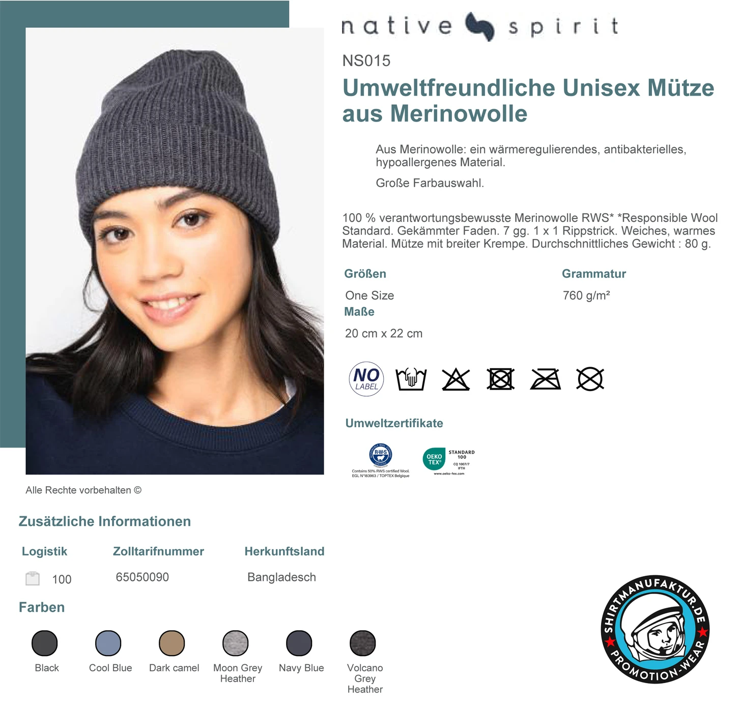 Native Spirit Merino Beanie