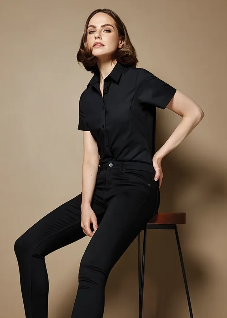 Kustom Kit Womens Poplin Blouse