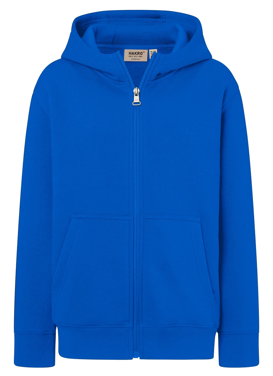 Hakro Kinder Kapuzen-Sweatjacke Bio-Baumwolle