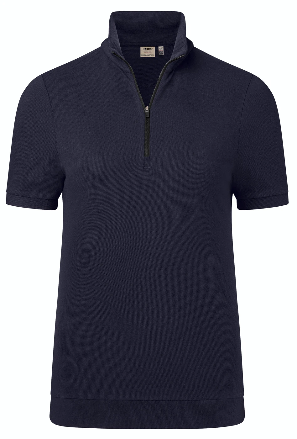 Hakro Ladies Zip Shirt Piqué Mikralinar Eco