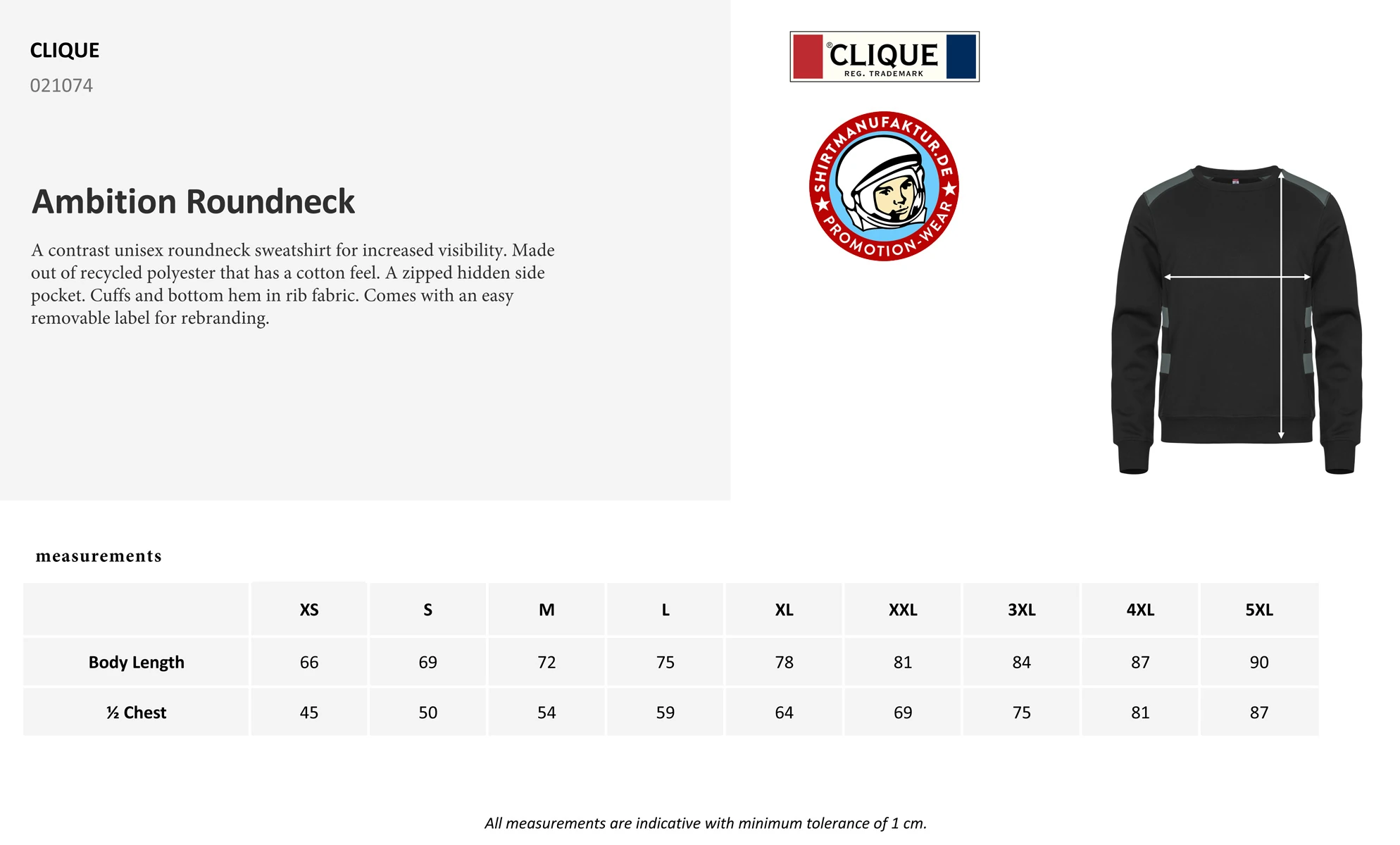 Clique Ambition Roundneck