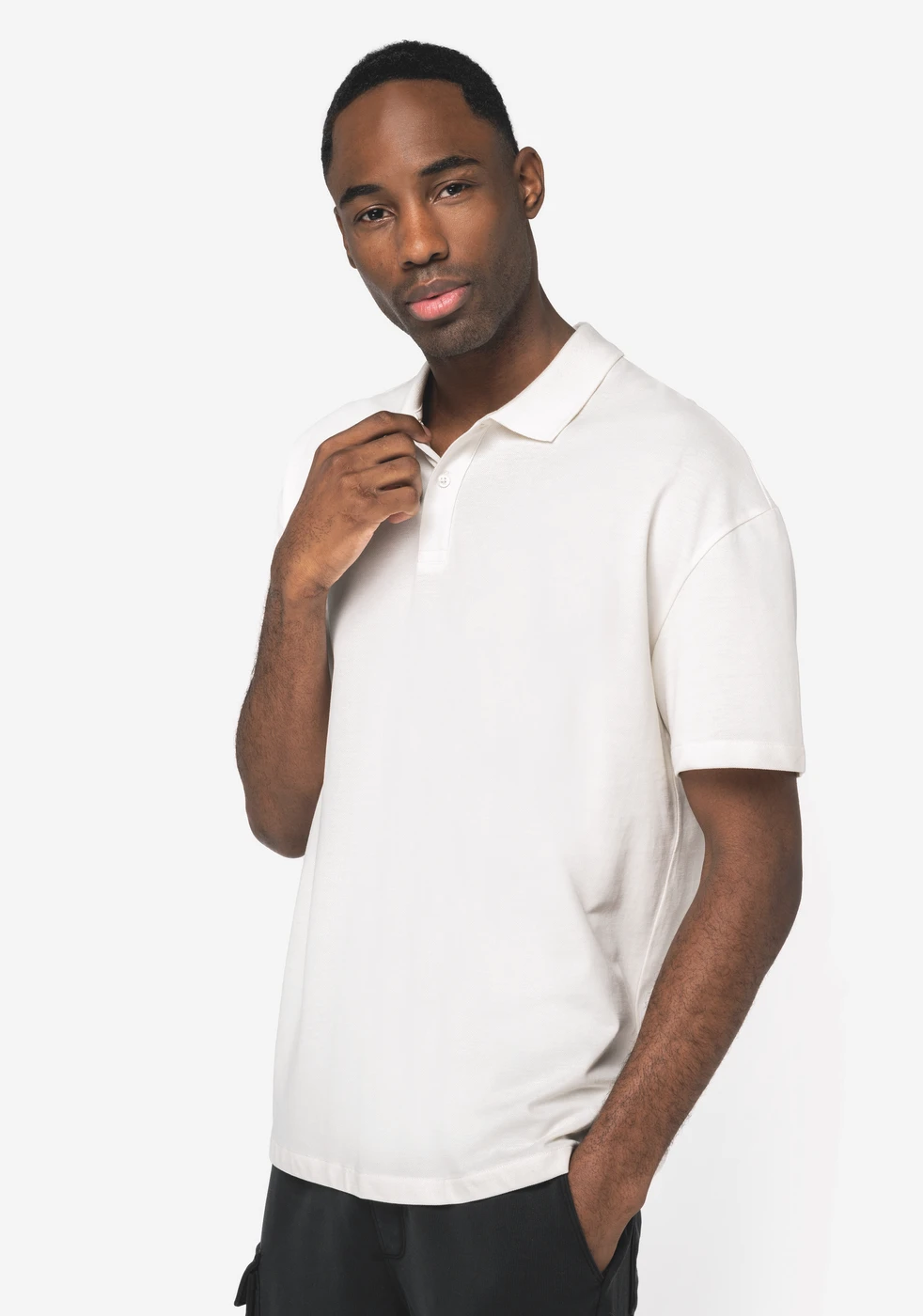 Native Spirit Mens Dropped Shoulder Piqué Polo