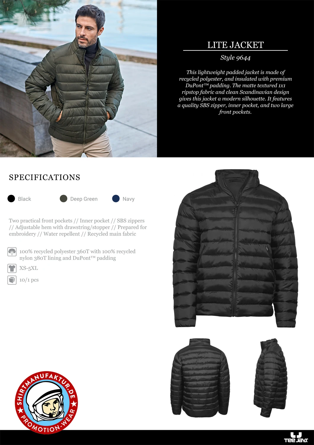 Tee Jays Lite Jacket