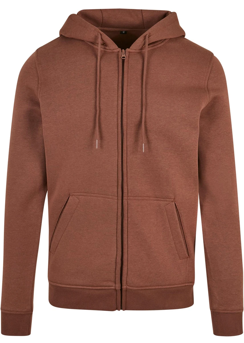 Build Your Brand Heavy Zip Hoody