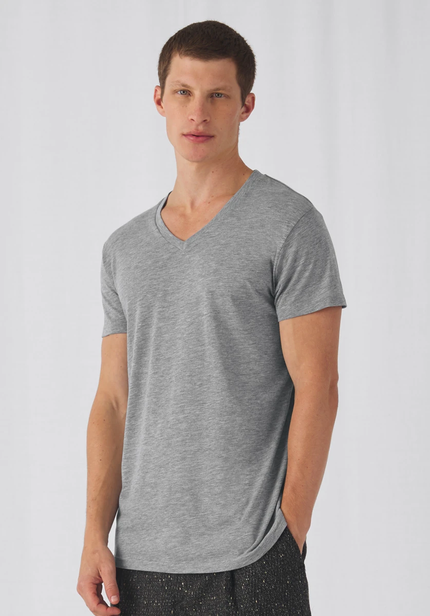 B & C Mens V-Neck Triblend T-Shirt