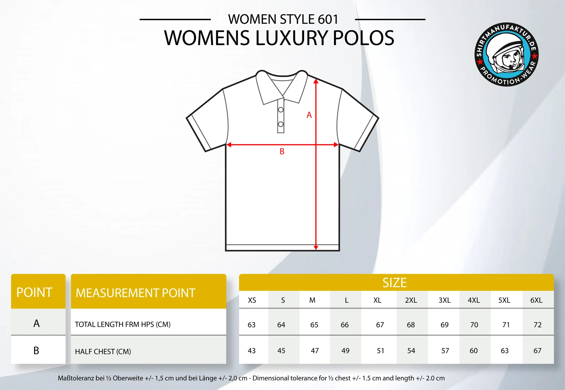 HRM Womens Luxury Polo