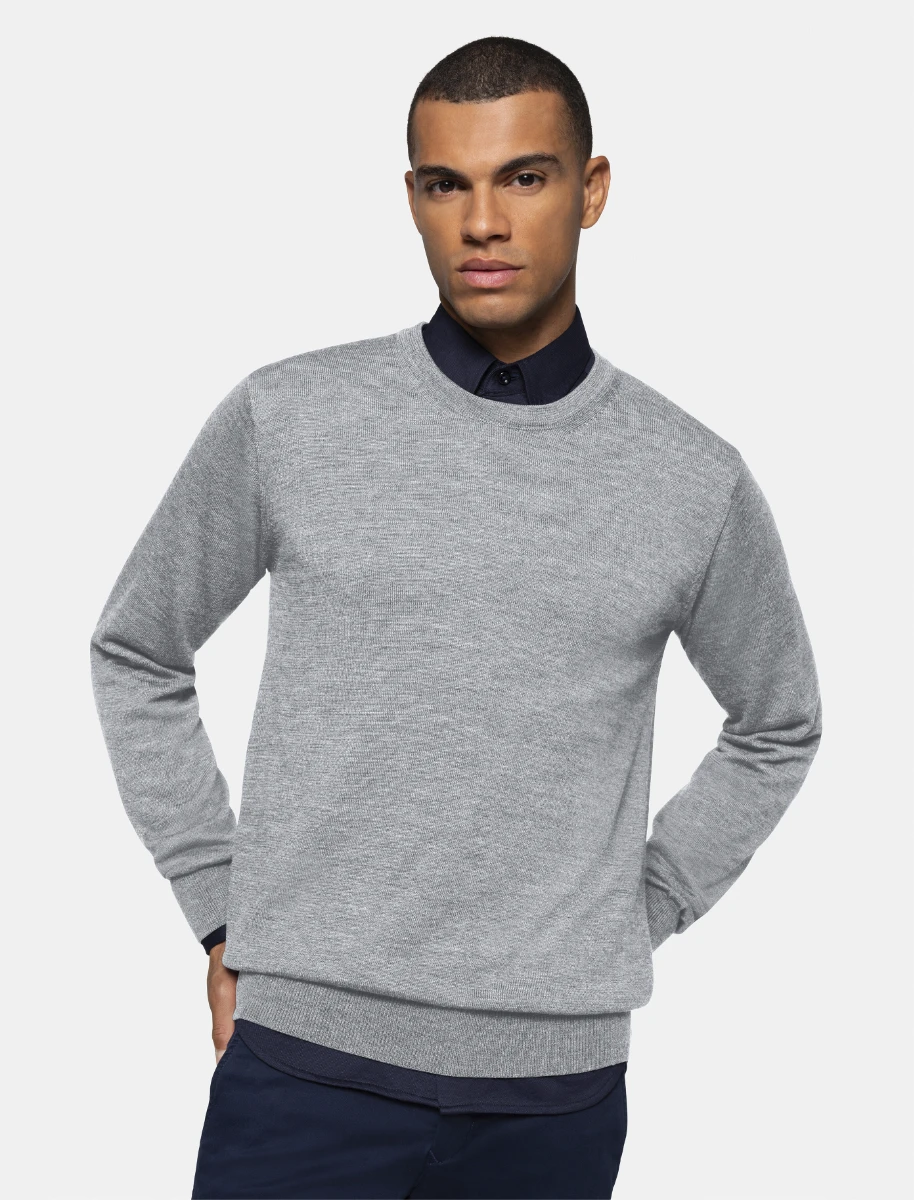 Hakro Pullover Merino Wolle