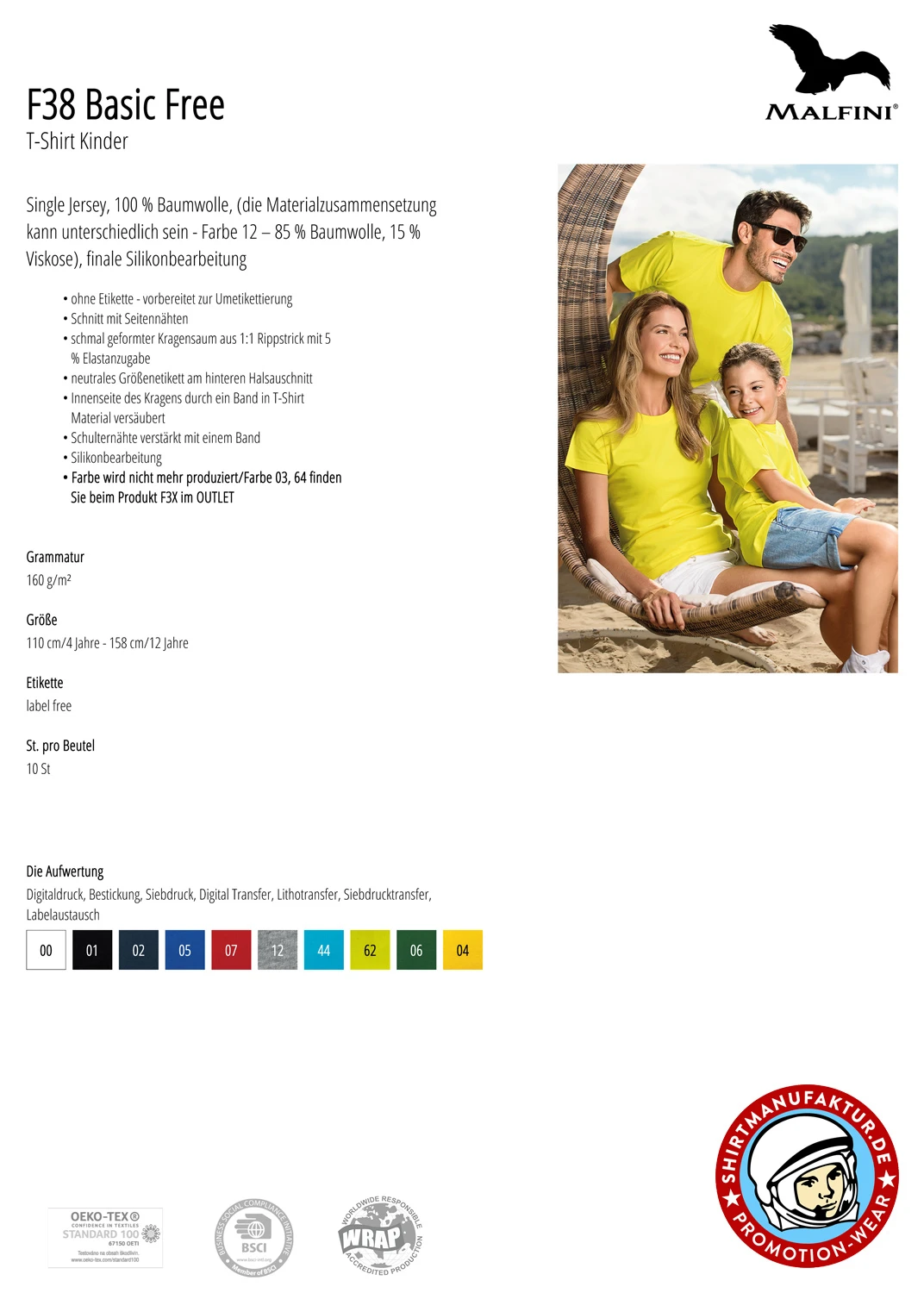 Malfini Kids Basic Free