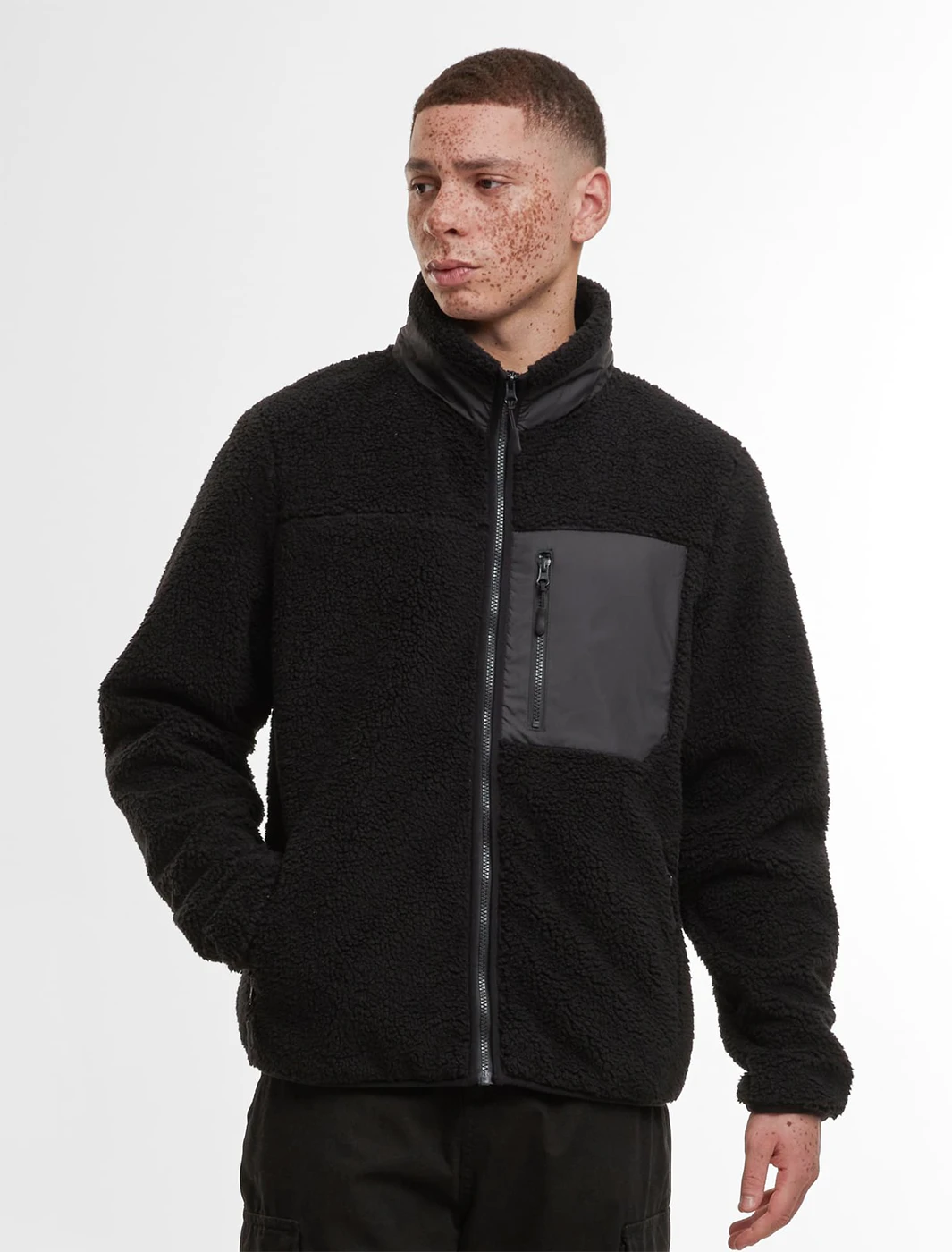 Build Your Brand Bonded Sherpa Jacket Build Your Brand Bonded Sherpa Jacket