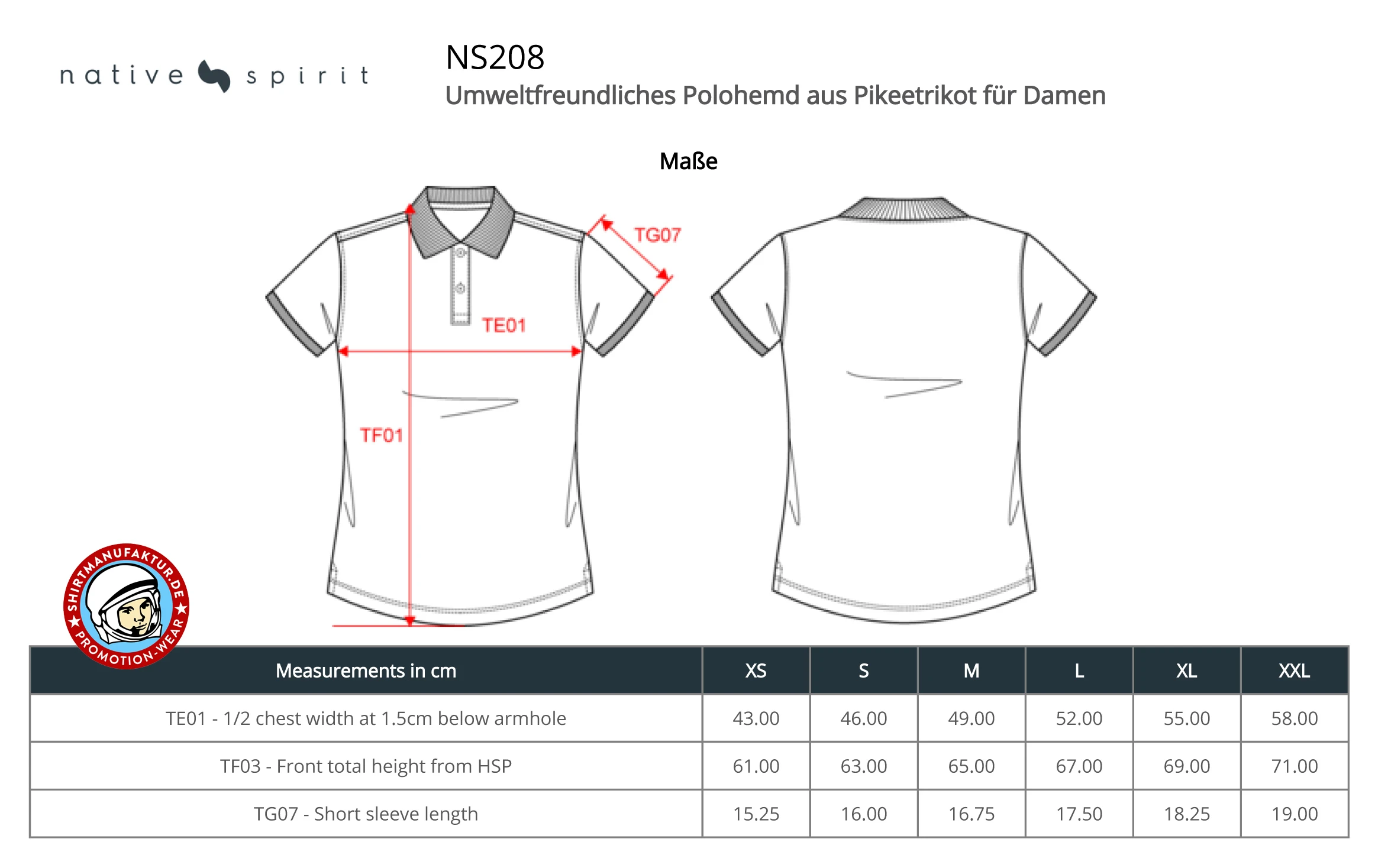 Native Spirit Ladies Piqué Polo