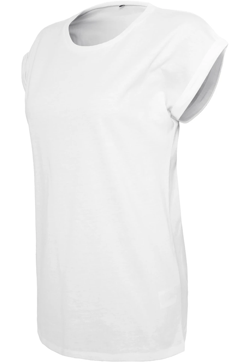 Build Your Brand Ladies Extended Shoulder Tee