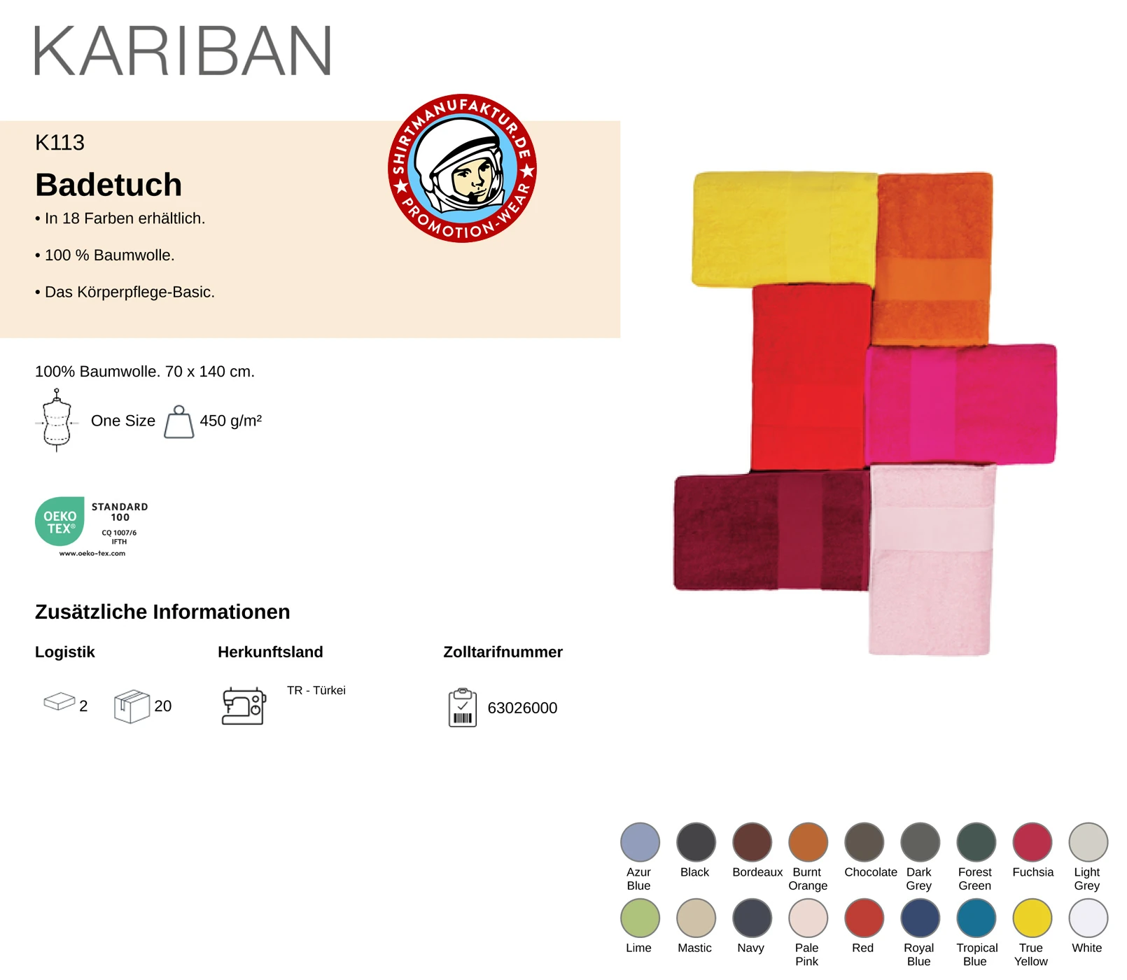 Kariban Badetuch
