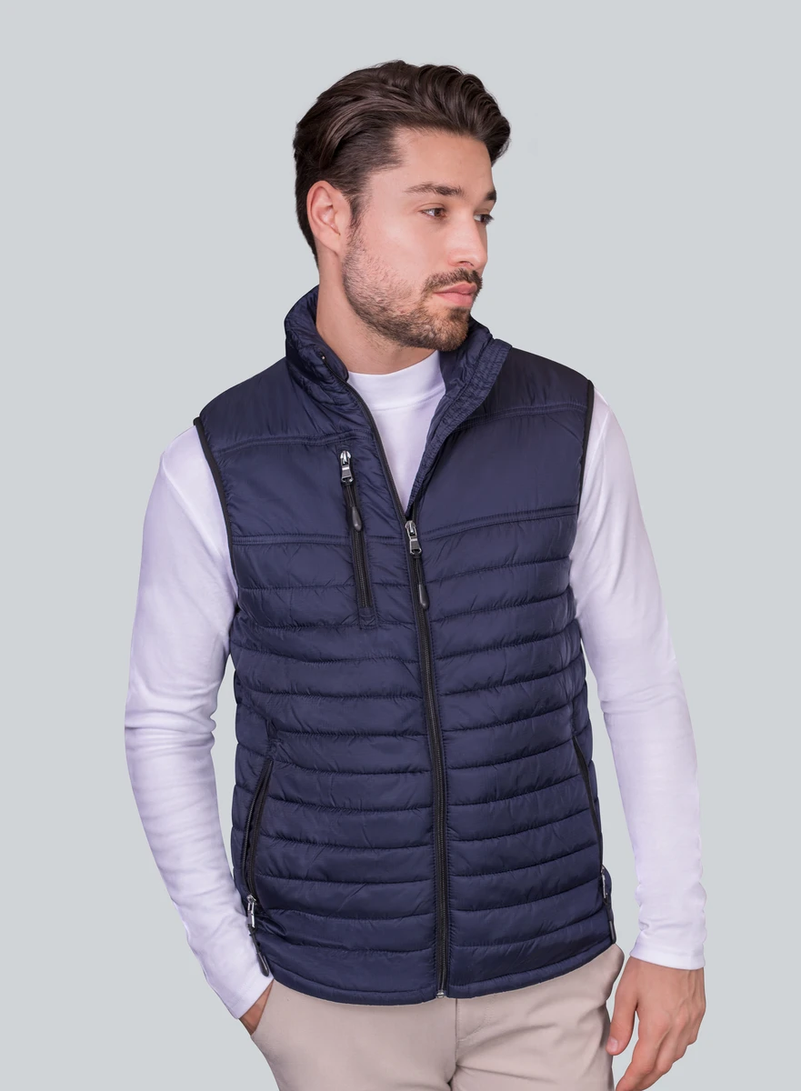 HRM Mens Hooded Performance Bodywarmer