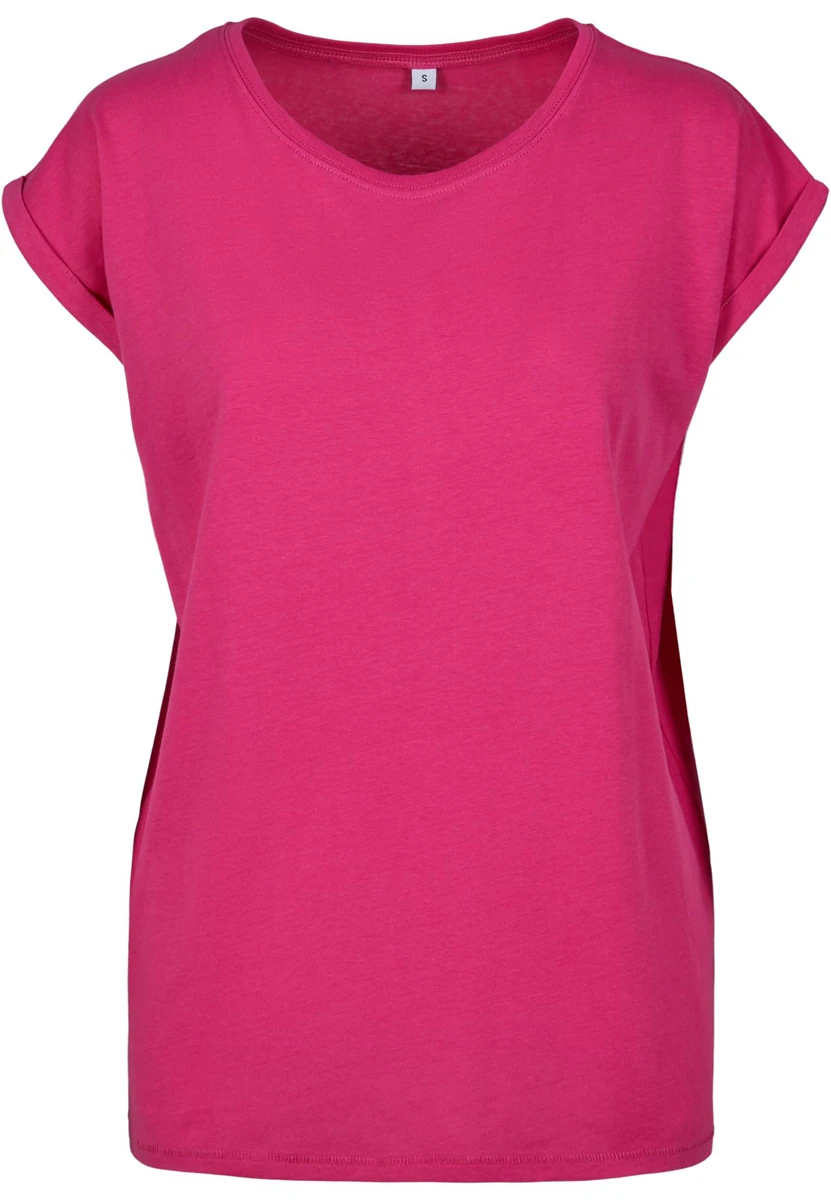 Build Your Brand Ladies Extended Shoulder Tee