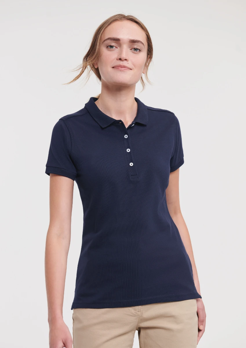 Russell Ladies Stretch Polo