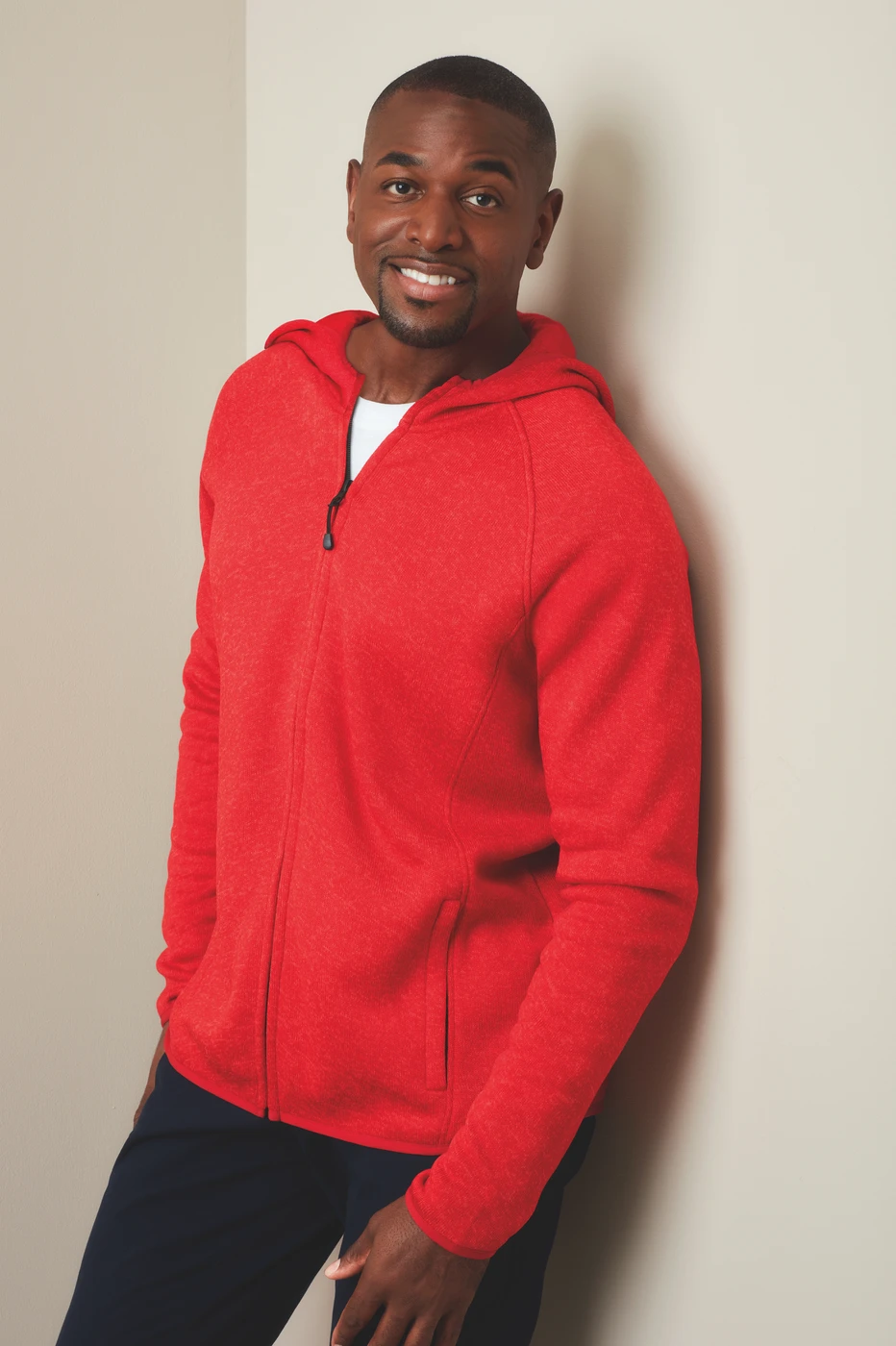 Stedman Lux Hooded Knitfleece Jacket