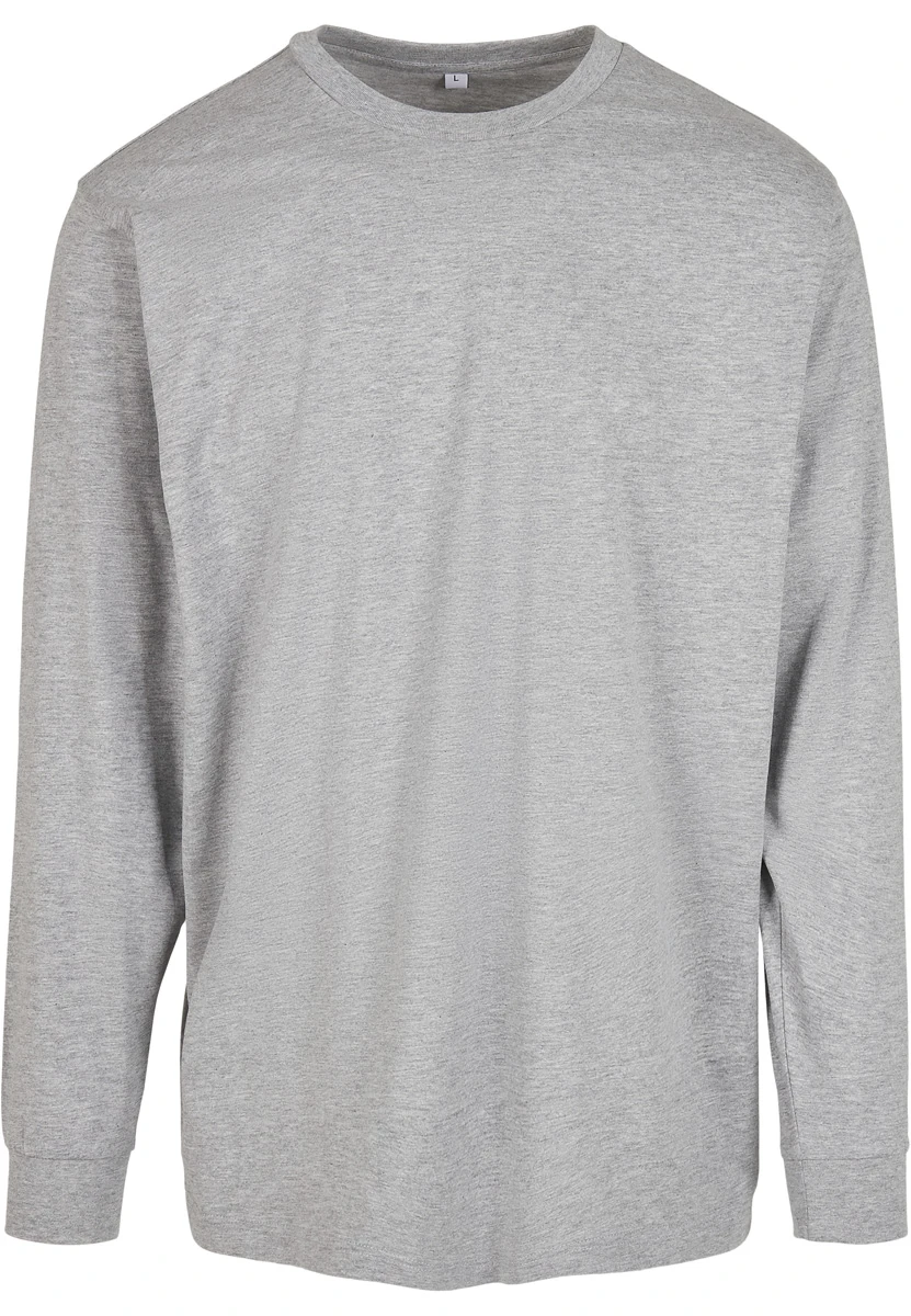 Build Your Brand, Longsleeve BY091, heather grey
