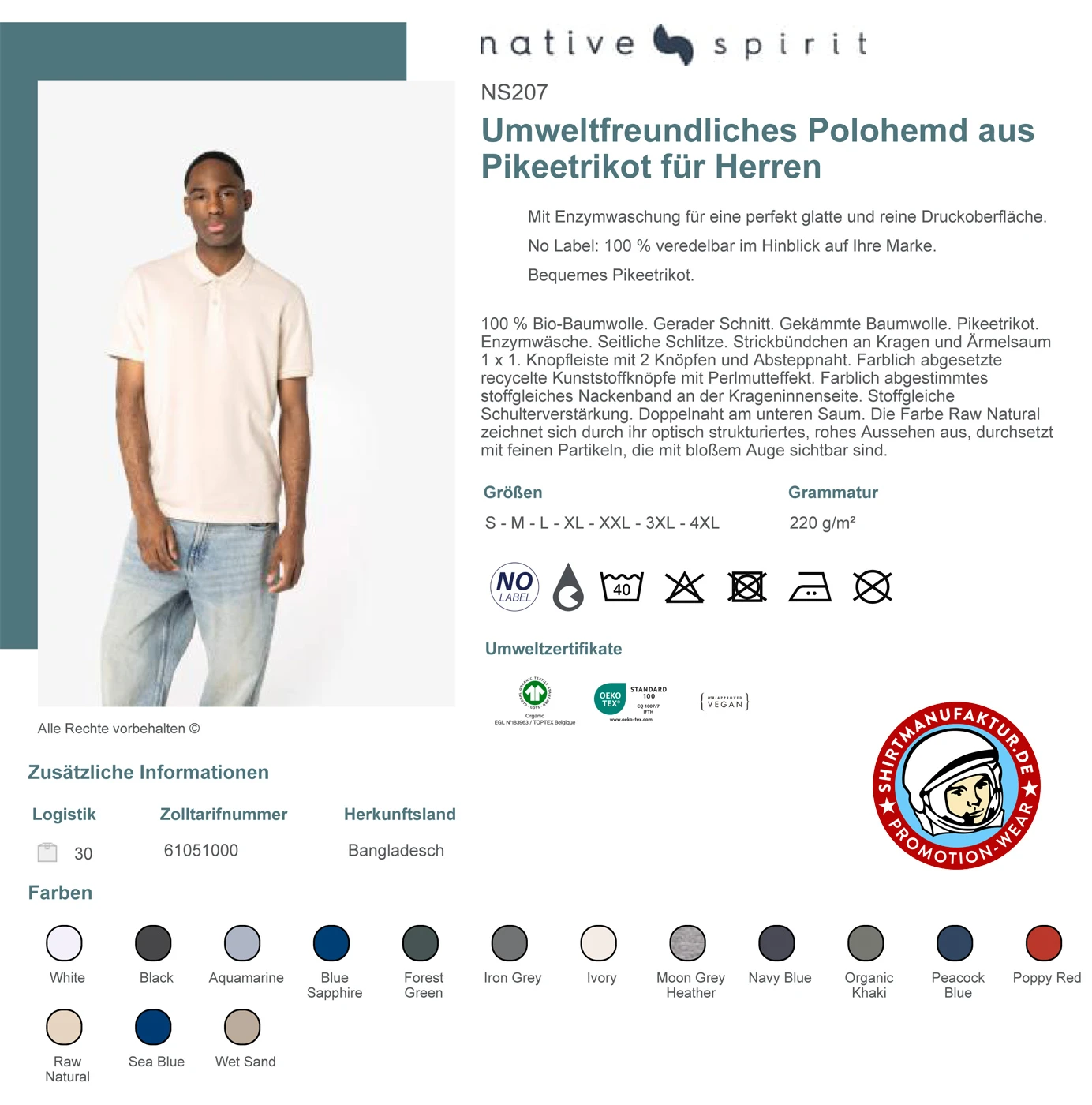 Native Spirit Piqué Polo