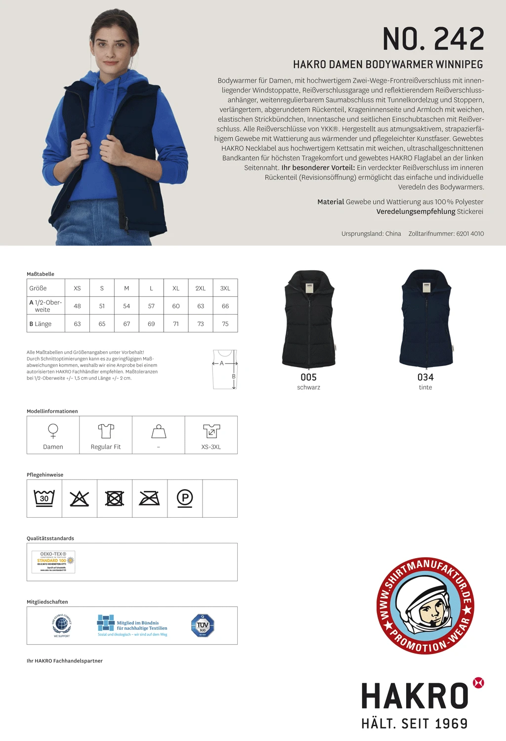 Hakro Ladies Bodywarmer