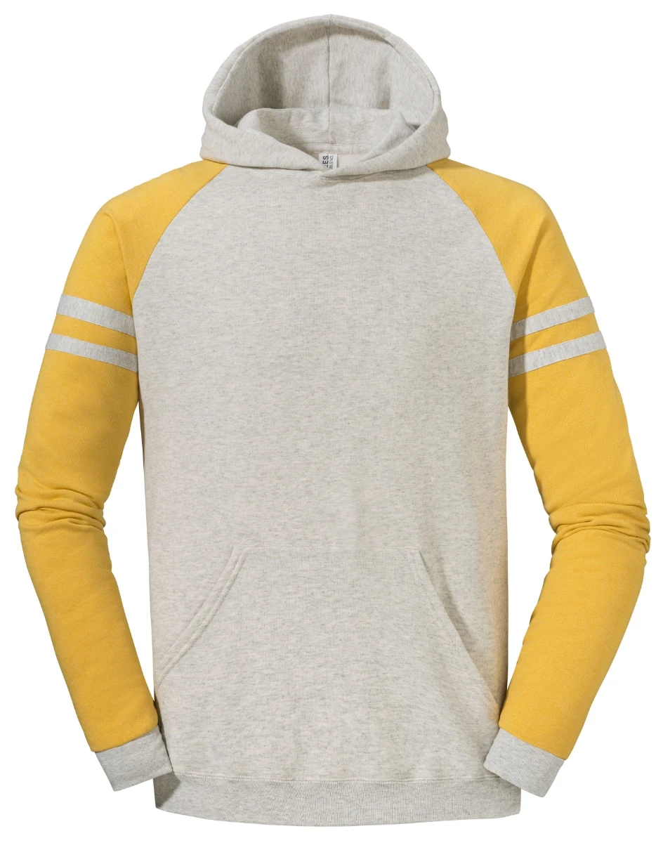 Jerzees Nublend Varsity Colour-Block Hooded Sweatshirt