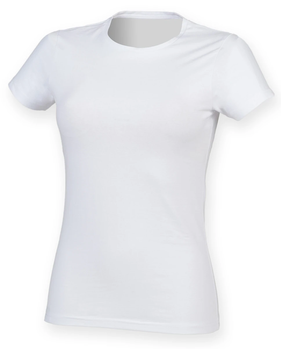 SkinniFit Womens Feel Good Stretch T