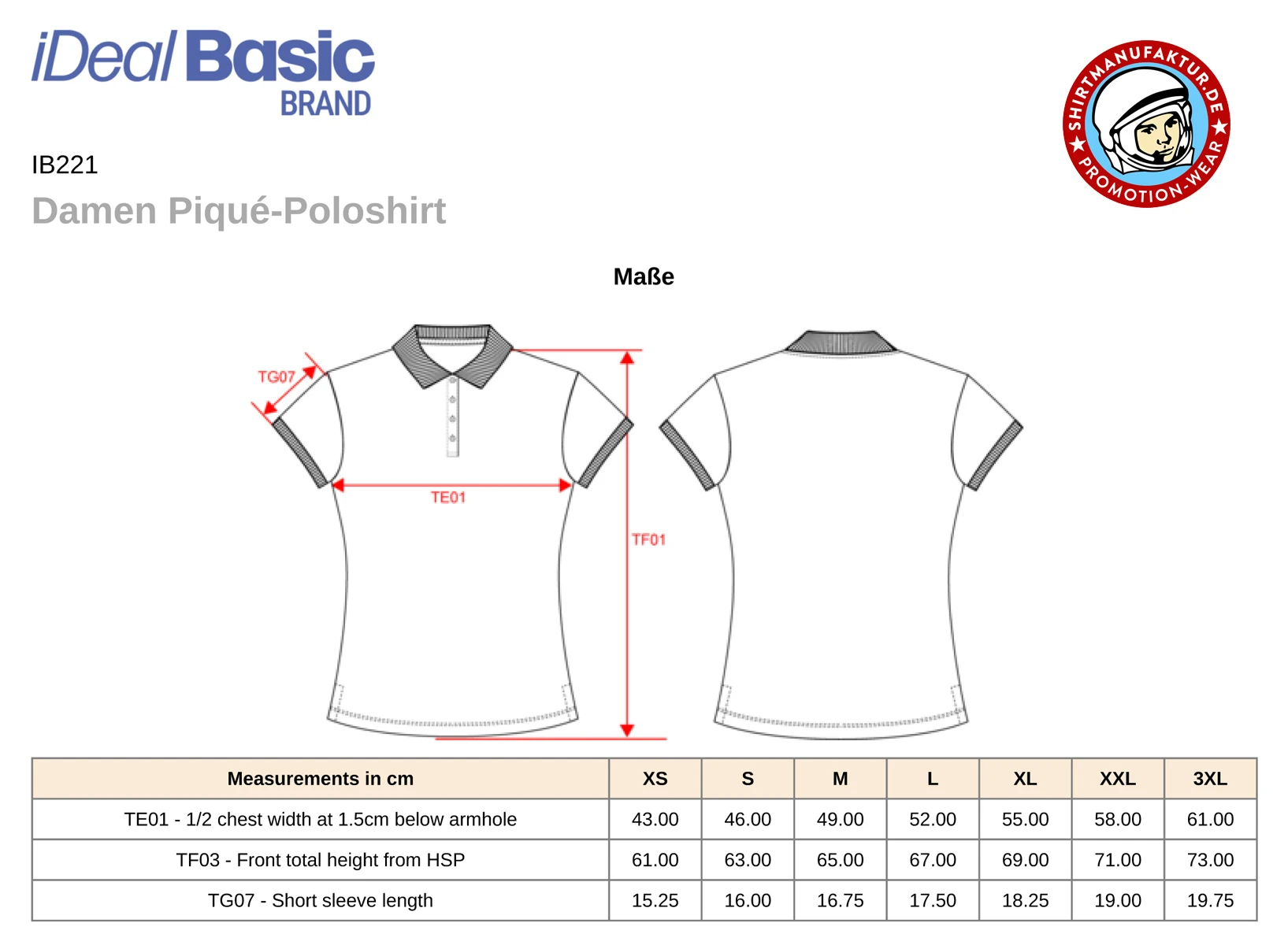 Ideal Basic Ladies Piqué 200 Polo